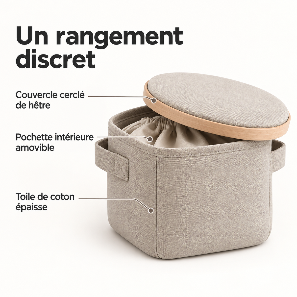 Panier Halo à Couvercle