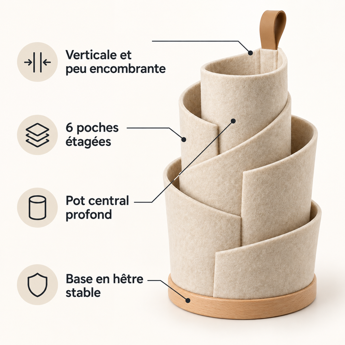 Tour Plissée Compacte